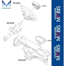 AIRBAG MODULE PASSENGER HYUNDAI ACCENT 2010-19